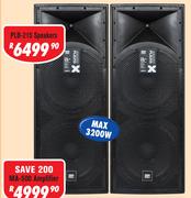 DXN Pro Dual 15" DJ Speakers(Pair) PLB-215