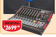 Dixon 8 Channel Powered Mixer With Bluetooth & USB Slot AMM1N18P