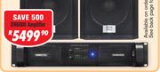 DXN Pro 2 X 1000W Bridgeable Professional Power Amplifier DH6000