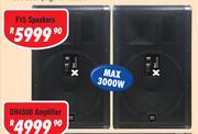 DXN Pro Dual 15" DJ/PA Speakers(Pair) F15+
