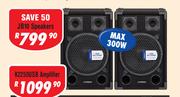 Jebson 10" DJ/PA Speakers(Pair) JB10