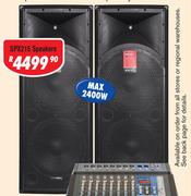 Jebson Dual 15" DJ/PA Speakers(Pair) SPX215