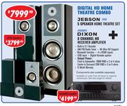 Dixon 6 Channel HD Reciever Amplifier AV6688HD