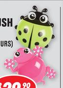 Suction Toothbrush Holders Ladybird 1677-Each