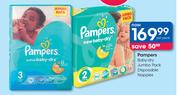 Pampers Baby Dry Jumbo Pack Disposable Nappies-Per Pack