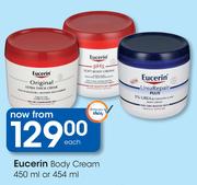 Eucerin Body Cream-450ml Or 454ml Each