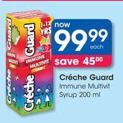 Creche Guard Immune Multivit Syrup-200ml Each