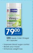 USN Apple Cider Vinegar 60 Capsules-Per Pack