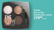 Sorbet Eye To Eye Eyeshadow Quad-Each