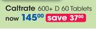 Caltrate 600 + D 60 Tablets-Per Pack