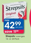 Strepsils Lozenges 16 Or 24 Pack-Per Pack