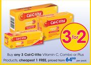 Cal-C-Vita Vitamin C, Combo Or Plus Products-Per Pack
