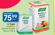 A.Vogel Multiforce Alkaline Powder-105g Or 225g Each