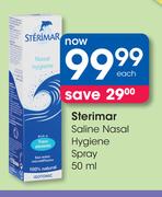 Sterimar Saline Nasal Hygiene Spray-50ml Each