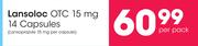 Lansoloc OTC 15mg 14 Capsules-Per Pack