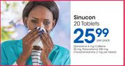 Sinucon 20 Tablets-Per Pack