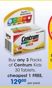 Centrum Kids 30 Tablets-Per Pack