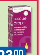 Clicks Rescue Drops-2 x 30ml