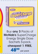 McNab's SuperCharge Energy Single Dose Sachets 5 Pack-Per Pack