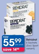Rehidrat 6 Sachets-Per Pack