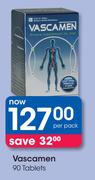 Vascamen 90 Tablets-Per Pack
