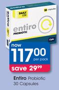 Entiro Probiotic 30 Capsules-Per Pack