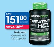 Nutritech Creatine HCL 120 Capsules-Per Pack