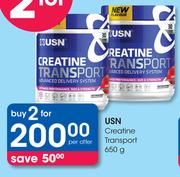 USN Creatine Transport-2x650g Per Offer