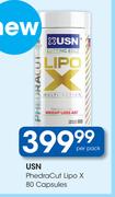 USN PhedraCut Lipo X 80 Capsules-Per Pack