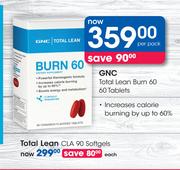 GNC Total Lean Burn 60-60 Tablets Per Pack
