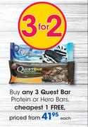 Quest Bar Protein Or Hero Bars-Each