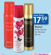 Revlon Body Spray For Women-90ml Each