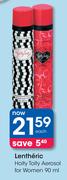 Lentheric Hoity Toity Aerosol For Women-90ml Each