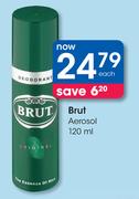 Brut Aerosol-120ml Each