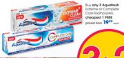 Aquafresh Extreme Or Complete Care Toothpastes-Each
