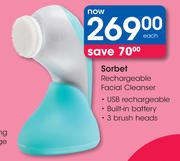 Sorbet Rechargeable Facial Cleanser-Each