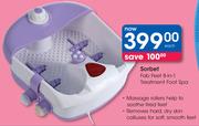 Sorbet Fab Feet 8-In-1 Treatment Foot Spa-Each