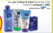 Clean & Clear Facial Skin Care Products-Each