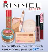Rimmel Face Or Lip Products-Each