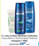 Clicks Skincare Collection Luxury Bath Or Hand & Body Products-Each