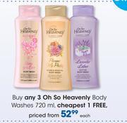 Oh So Heavenly Body Washes-720ml Each