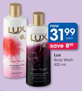 Lux Body Wash-400ml Each