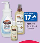 Palmer’s Hand & Body Products-Each