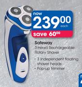 Safeway 3 head Rechargeable Rotary Shaver