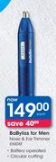 Babyliss For men Nose & Ear Trimmer E600XE