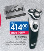 Sorbet Man 3 In 1 Shaver