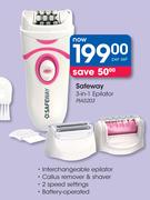 Safeway 3 In 1 Epliator PIA5203-Per Set