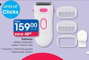 Safeway Battery Operated Ladies Shaver 3806-Per Set