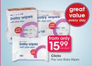 Clicks Pay Less Baby Wipes-Per Pack