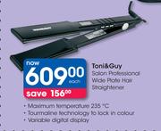 Special Toni Guy Salon Professional Wide Plate hair Straightener